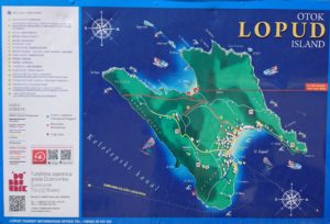 Lopud Island Trails Map